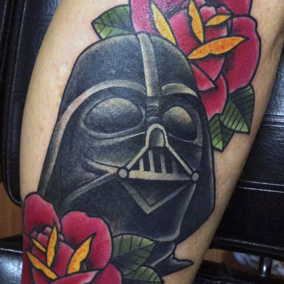Tattoo tradicional Darth Vader